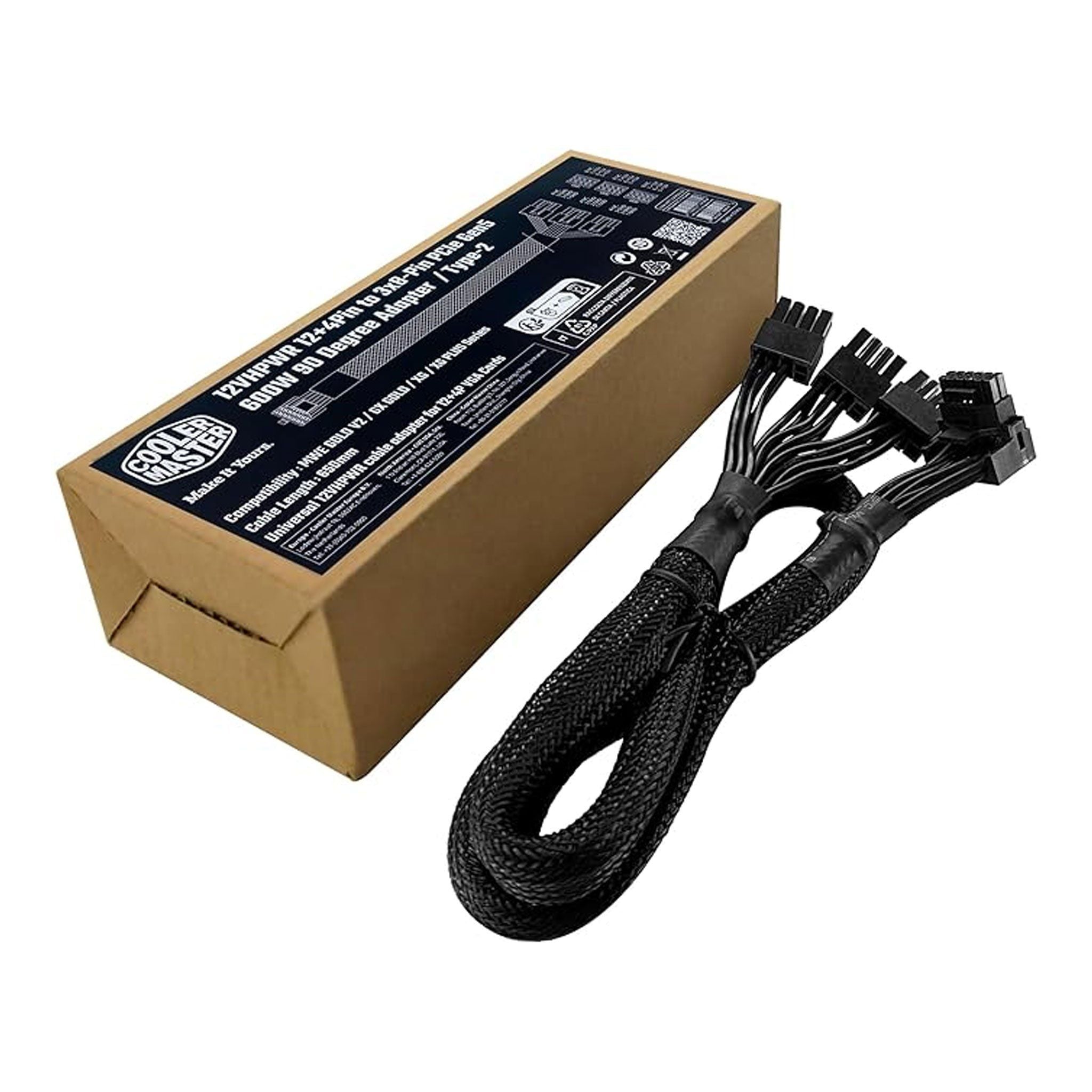 Cáp Module Cooler Master PCIe 5.0 Cong 90 Độ (Type-2) - Ảnh 1
