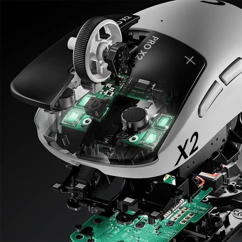 Chuột gaming Logitech PRO X2 SUPERSTRIKE Wireless (910-007778) | Không dây Lightspeed, 44K DPI, Lunar Eclipse - Ảnh 4