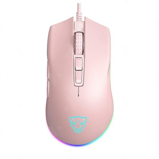 Chuột gaming Motospeed V70 RGB | 12000 DPI, 135g, RGB, Hồng - Ảnh 1
