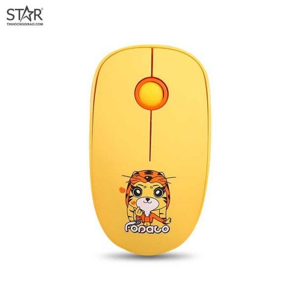Chuột văn phòng FD L8 | Wireless 2.4Ghz, 1500 DPI, 50g, Vàng - Ảnh 2