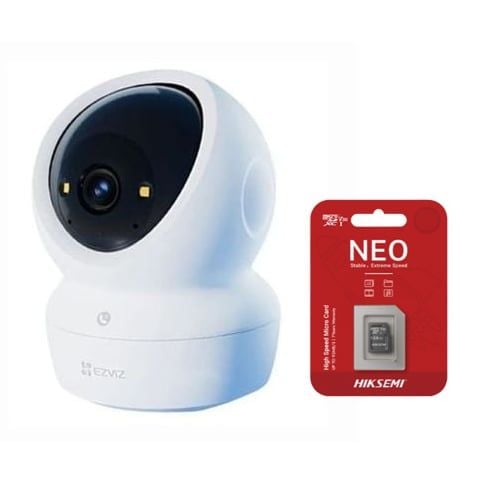 Combo Camera EZVIZ H6C G1 5MP + thẻ nhớ 64GB - Ảnh 1