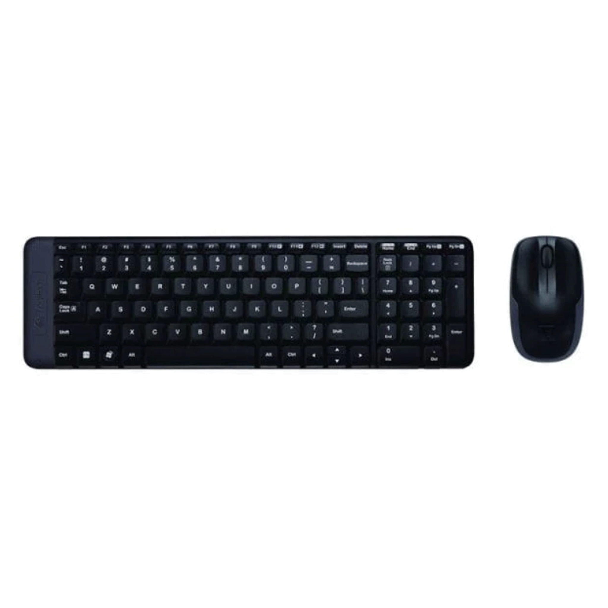 Combo phím chuột văn phòng Logitech MK220 | Wireless, Fullsize, Black - Ảnh 1