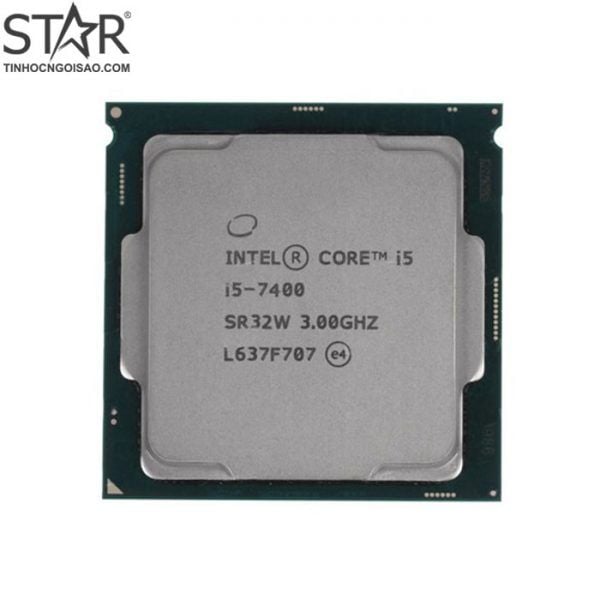 CPU Intel Core i5 7400 Tray | LGA1151, 4 nhân/4 luồng, Max 3.5 GHz - Ảnh 1