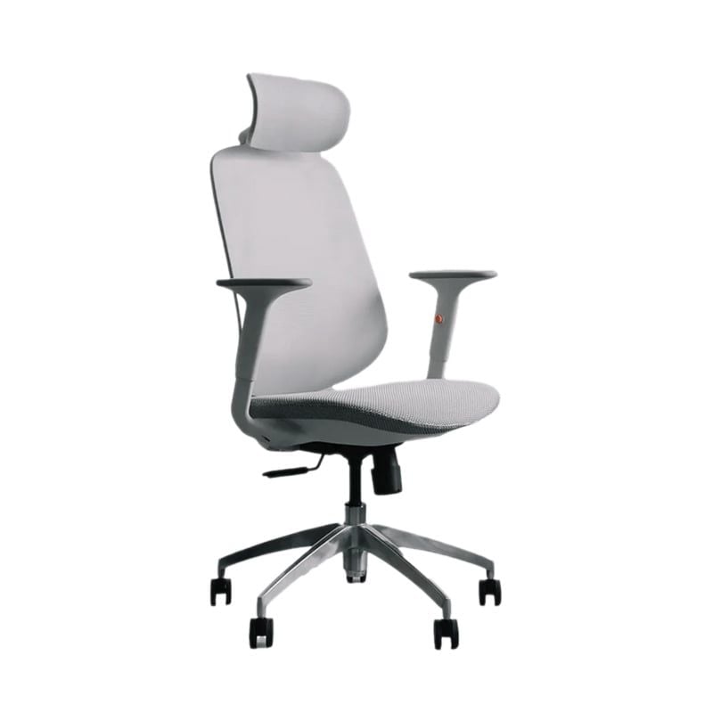 Ghế công thái học Epione ElysChair Cool Gray | Lưng lưới, Kèm tựa đầu, Xám - Ảnh 2