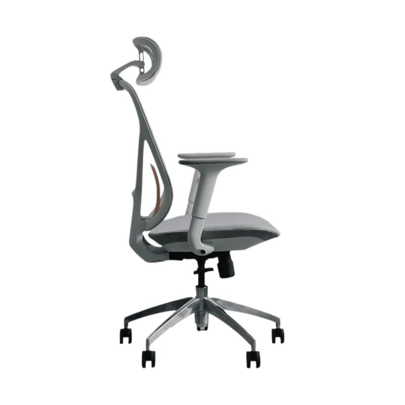 Ghế công thái học Epione ElysChair Cool Gray | Lưng lưới, Kèm tựa đầu, Xám - Ảnh 3