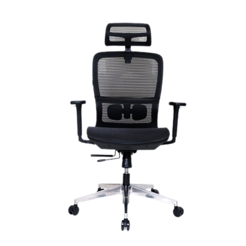 Ghế công thái học GAMI LUM2 | Đen, 150kg, Chân xoay, tay 3D, Lưng lưới - Ảnh 1