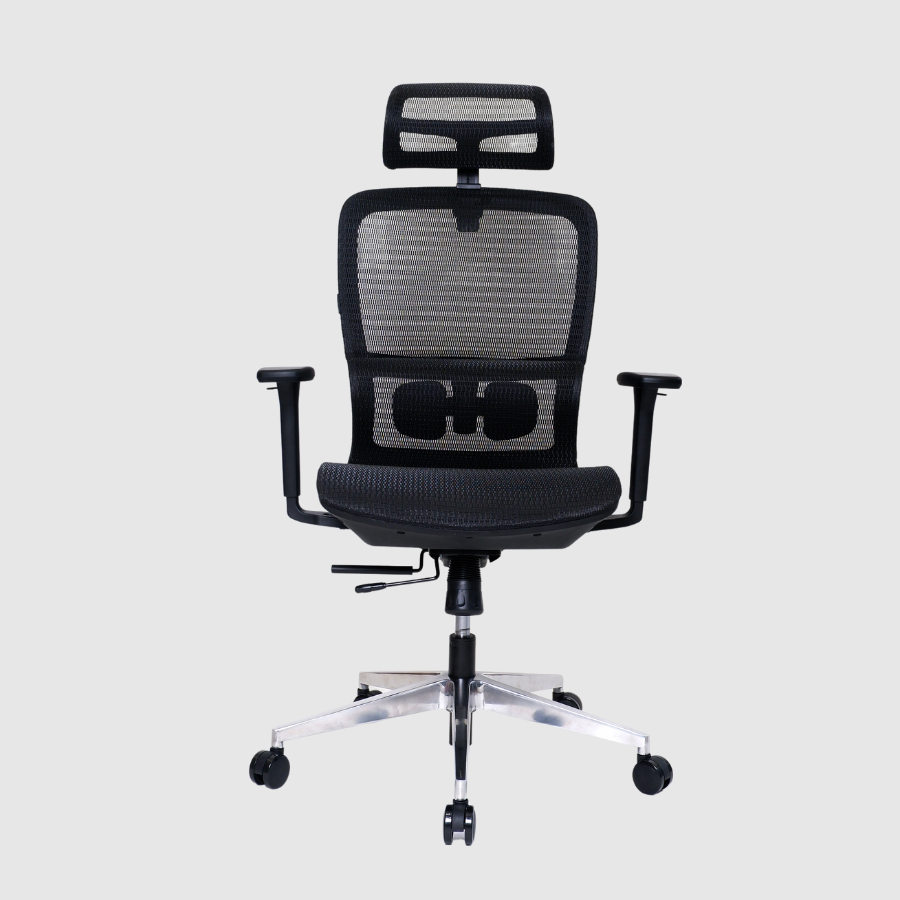 Ghế công thái học GAMI LUM2 | Đen, 150kg, Chân xoay, tay 3D, Lưng lưới - Ảnh 2