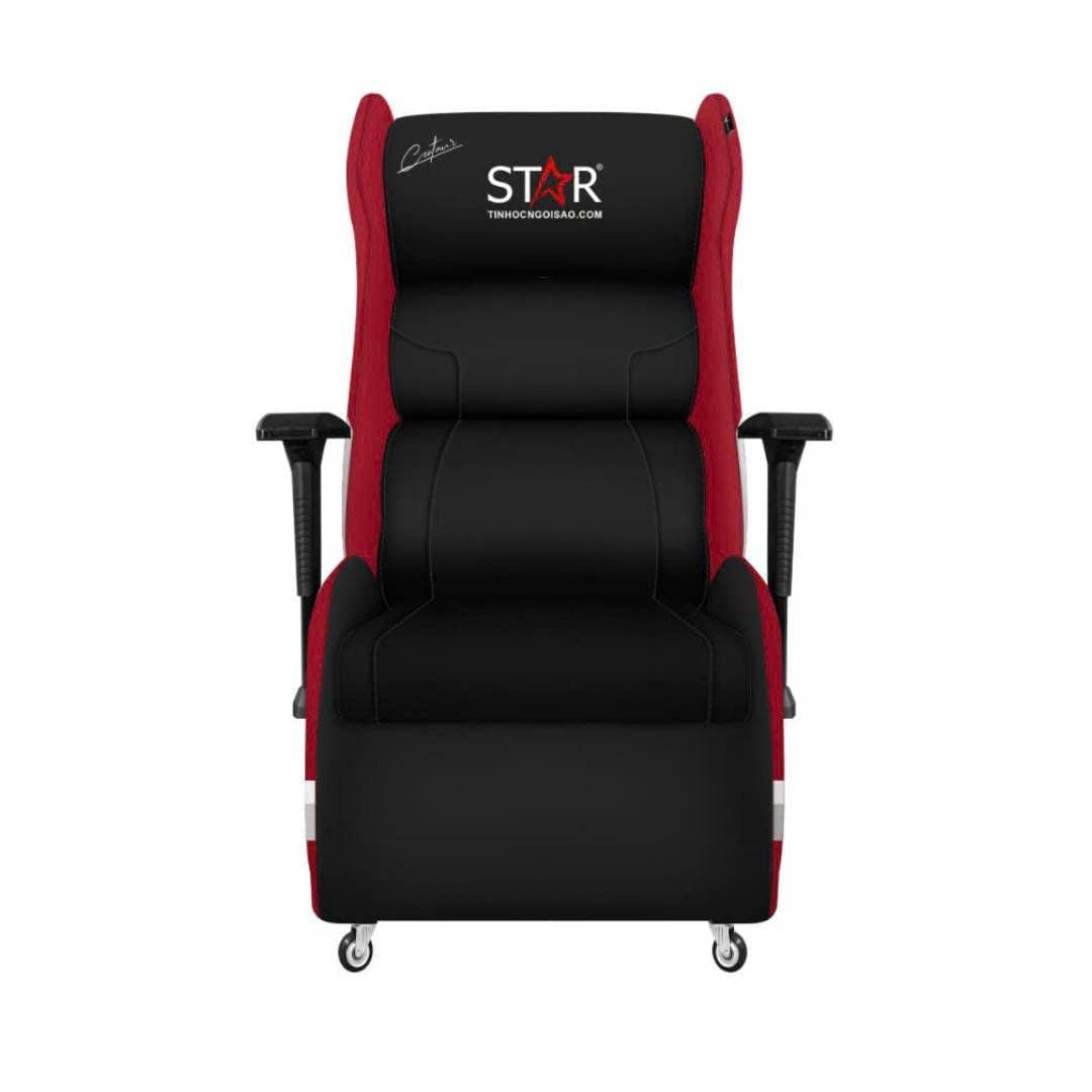Ghế Sofa Gaming Centaur Reboot, Logo Hùng Phát | Đen, 150kg, Chân xoay, Da PU - Ảnh 1