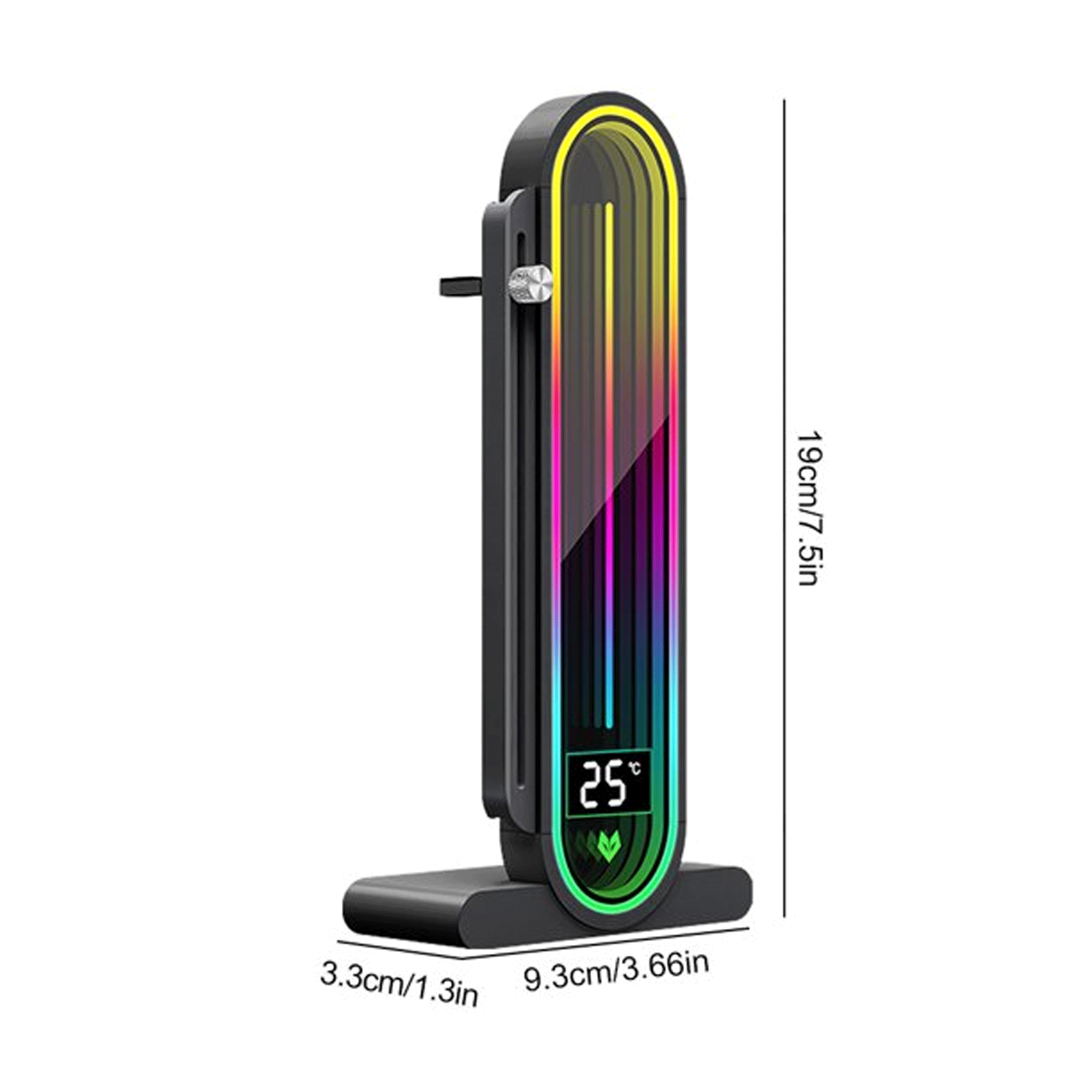 Giá đỡ VGA Coolmoon GH-3 ARGB - Black - Ảnh 3