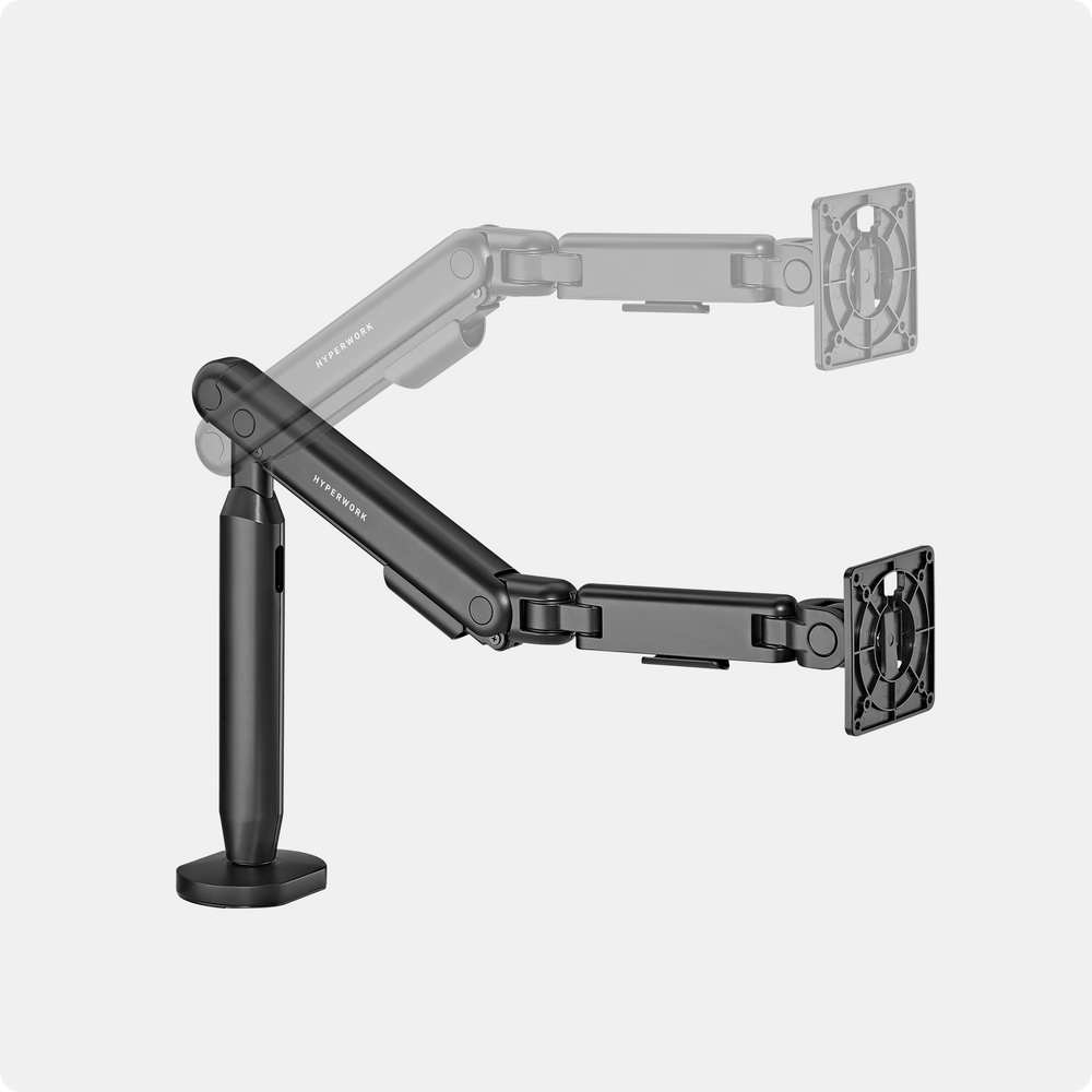 Giá treo màn hình Gaming HyperWork Flexus PA01 - Đen | 22 - 38 inch - Ảnh 2