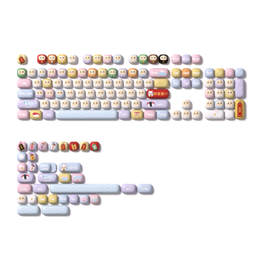 Keycap Akko set – Good Luck Charm (PBT Dye-subbed / MOG profile / 139 nút). - Ảnh 1