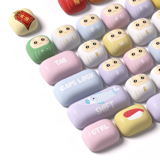 Keycap Akko set – Good Luck Charm (PBT Dye-subbed / MOG profile / 139 nút). - Ảnh 3