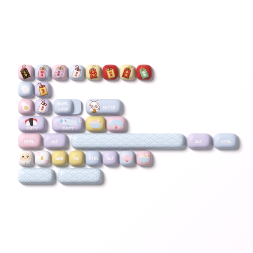 Keycap Akko set – Good Luck Charm (PBT Dye-subbed / MOG profile / 139 nút). - Ảnh 4