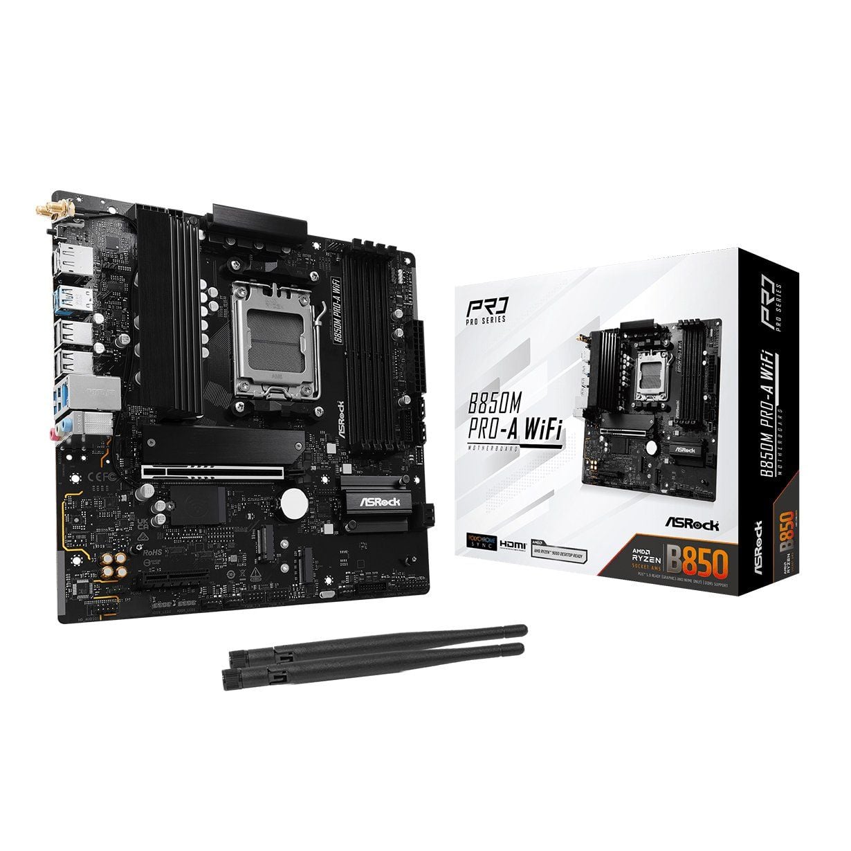 Mainboard ASRock B850M Pro-A Wifi DDR5 | AM5, mATX, 4 khe RAM - Ảnh 1