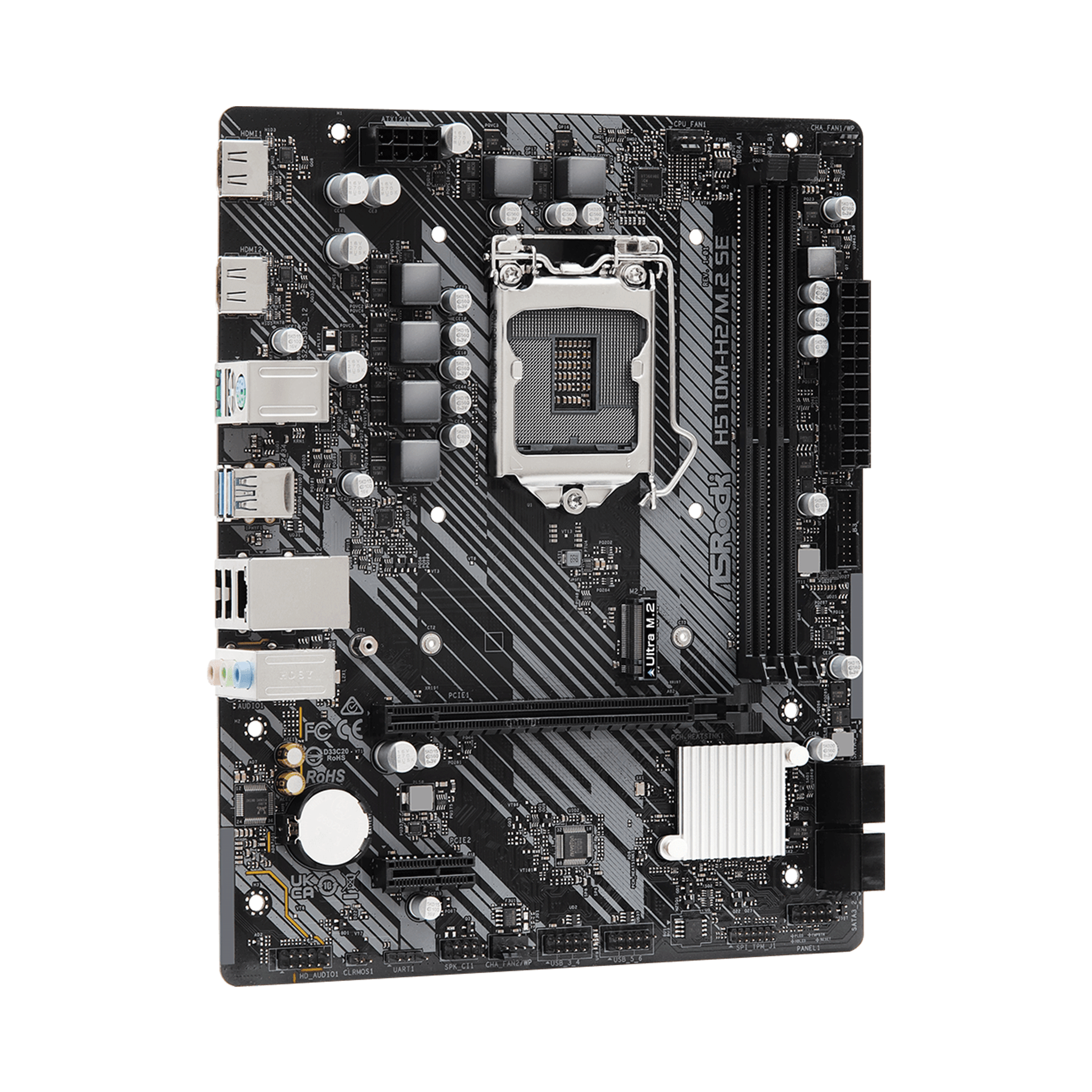 Mainboard ASRock H510M-H2/M.2 SE DDR4 | LGA 1200, mATX, 2 khe RAM - Ảnh 4