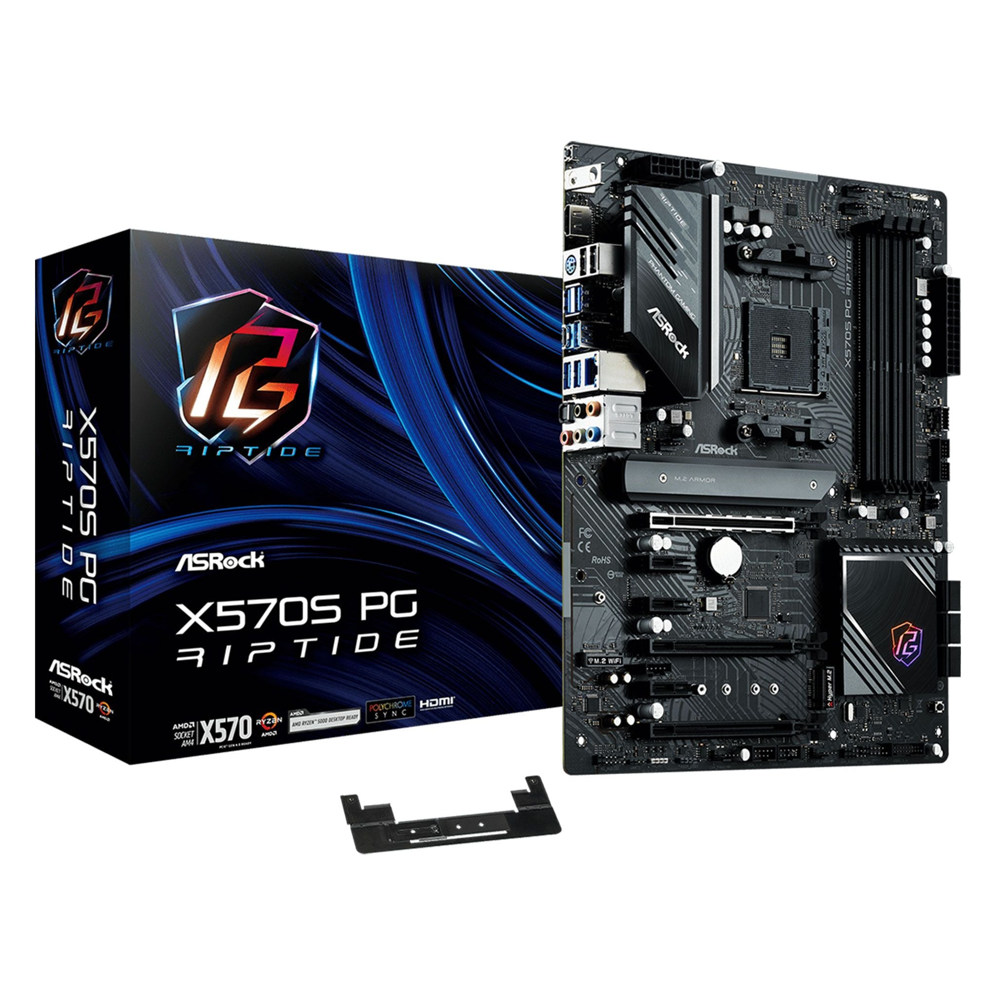 Mainboard ASRock X570S PG Riptide DDR4 | AM4, ATX, 4 khe RAM - Ảnh 1
