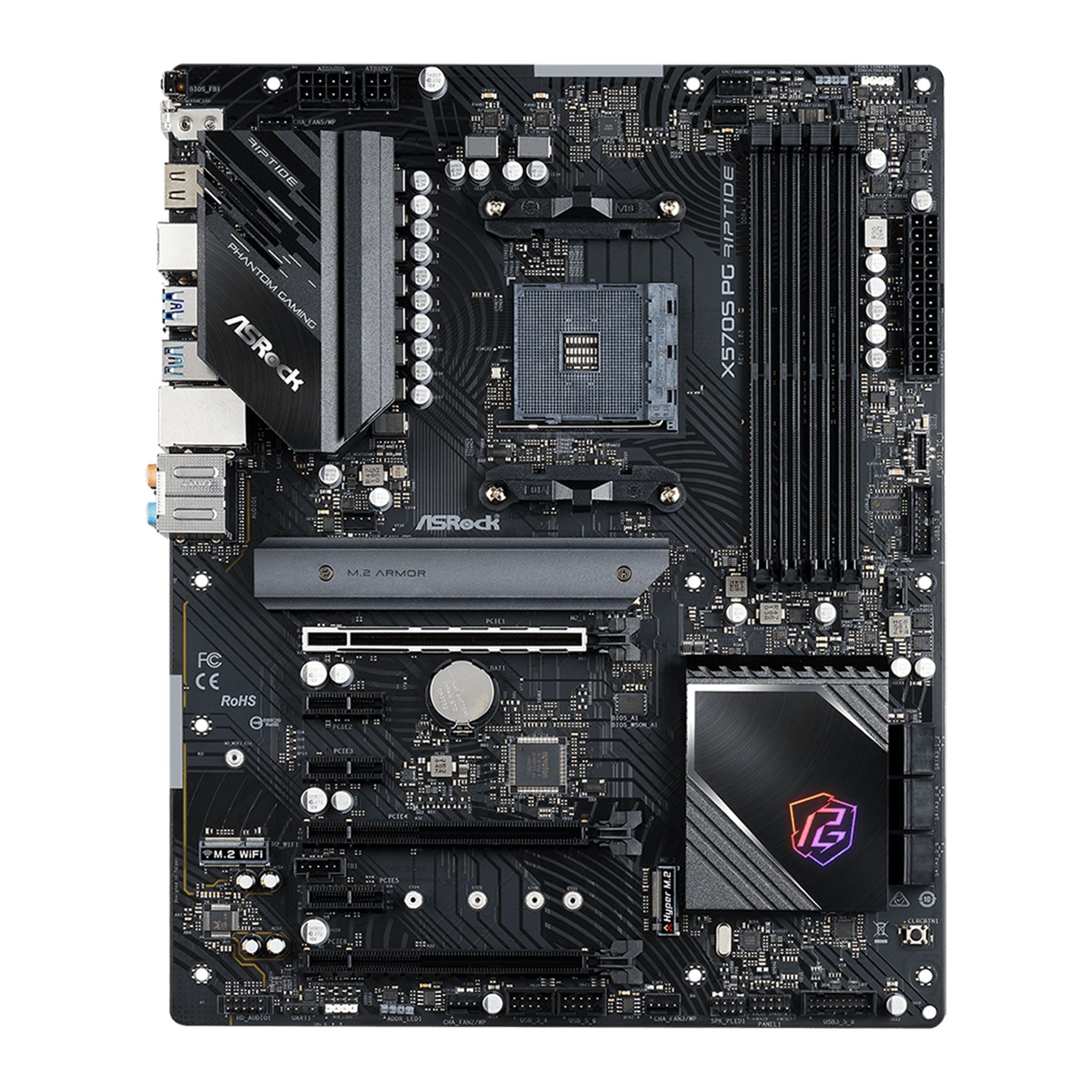 Mainboard ASRock X570S PG Riptide DDR4 | AM4, ATX, 4 khe RAM - Ảnh 2