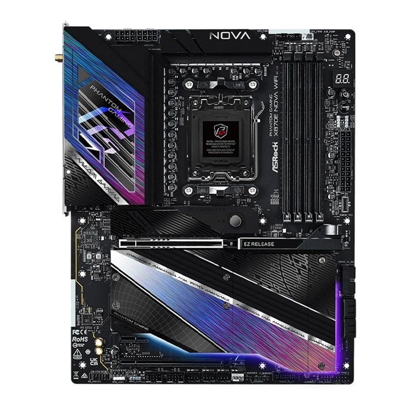 Mainboard ASRock X870E Nova Wifi DDR5 | AM5, ATX, 4 khe RAM - Ảnh 2