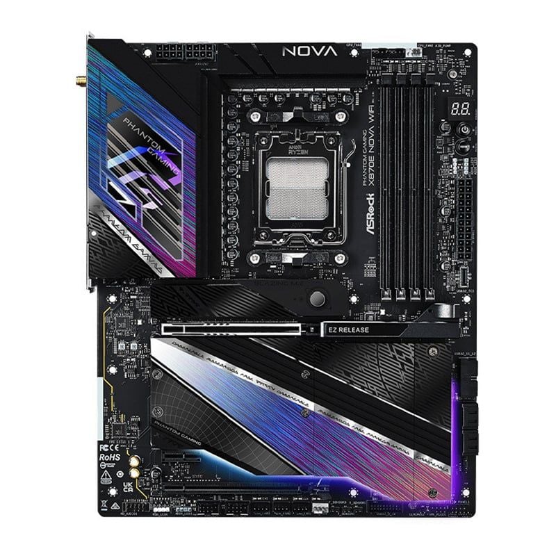 Mainboard ASRock X870E Nova Wifi DDR5 | AM5, ATX, 4 khe RAM - Ảnh 3