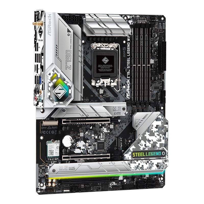 Mainboard ASRock Z790 Steel Legend Wifi DDR5 | LGA 1700, ATX, 4 khe RAM - Ảnh 3