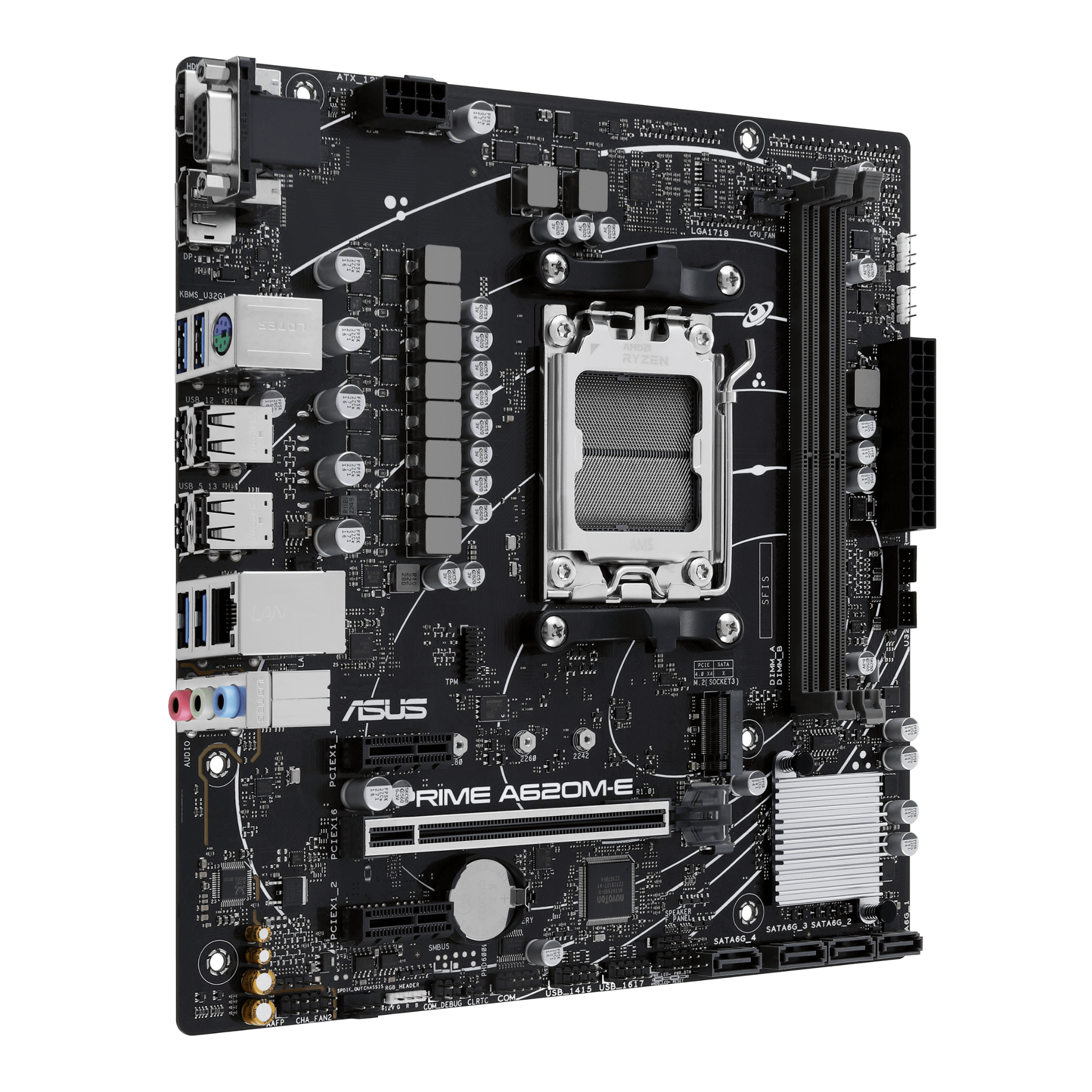 Mainboard ASUS Prime A620M-E DDR5 | AM5, mATX, 2 khe RAM - Ảnh 3