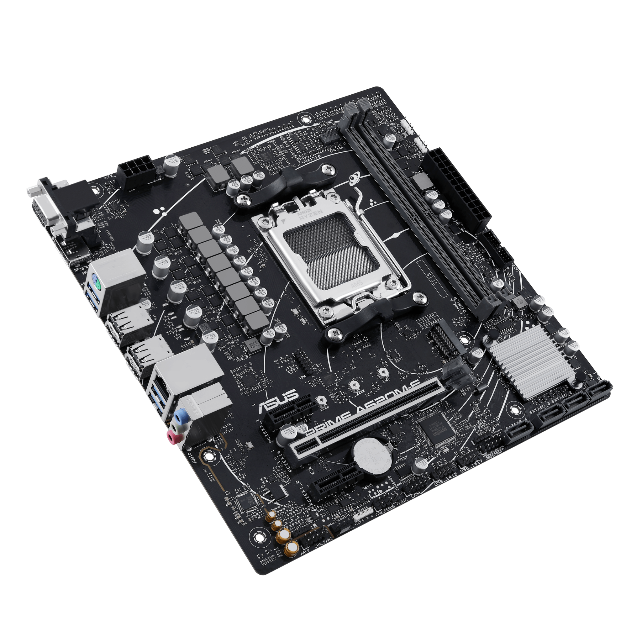 Mainboard ASUS Prime A620M-E DDR5 | AM5, mATX, 2 khe RAM - Ảnh 4