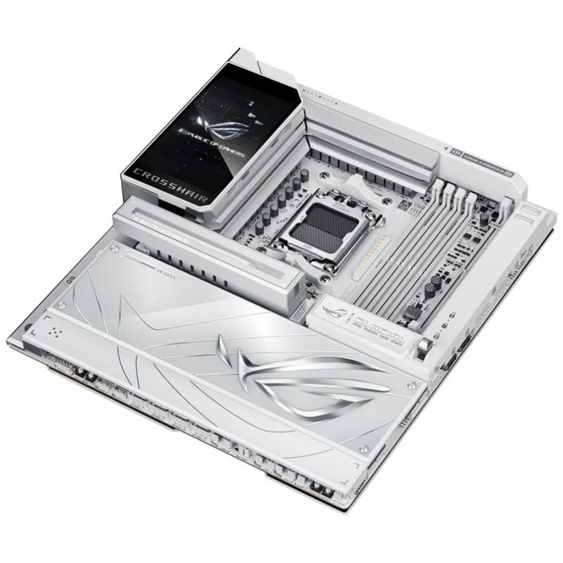 Mainboard ASUS ROG Crosshair X870E Glacial DDR5 | AM5, E-ATX, 4 khe RAM - Ảnh 2