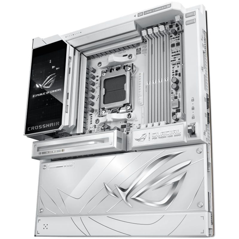 Mainboard ASUS ROG Crosshair X870E Glacial DDR5 | AM5, E-ATX, 4 khe RAM - Ảnh 4