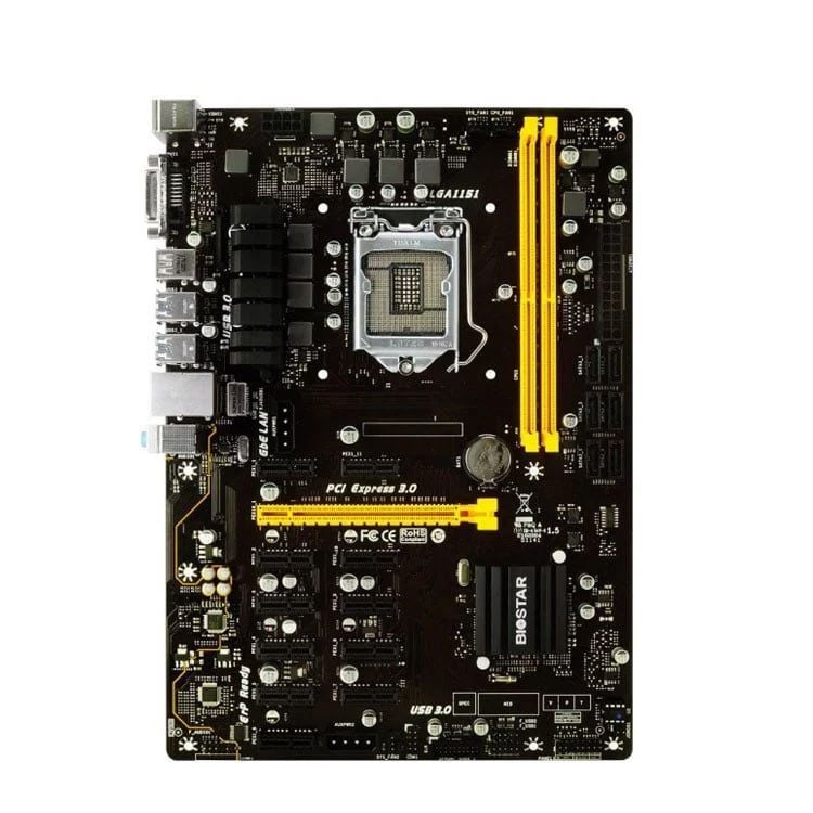 Mainboard BioHùng Phát B250 BTC PRO DDR4 Cũ | LGA 1151, ATX, 2 khe RAM - Ảnh 1