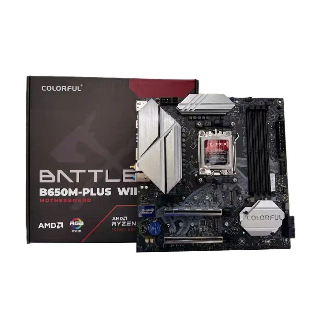 Mainboard Colorful Battle-AX B650M Plus V15 Wifi DDR5 | AM5, mATX, 4 khe RAM - Ảnh 1