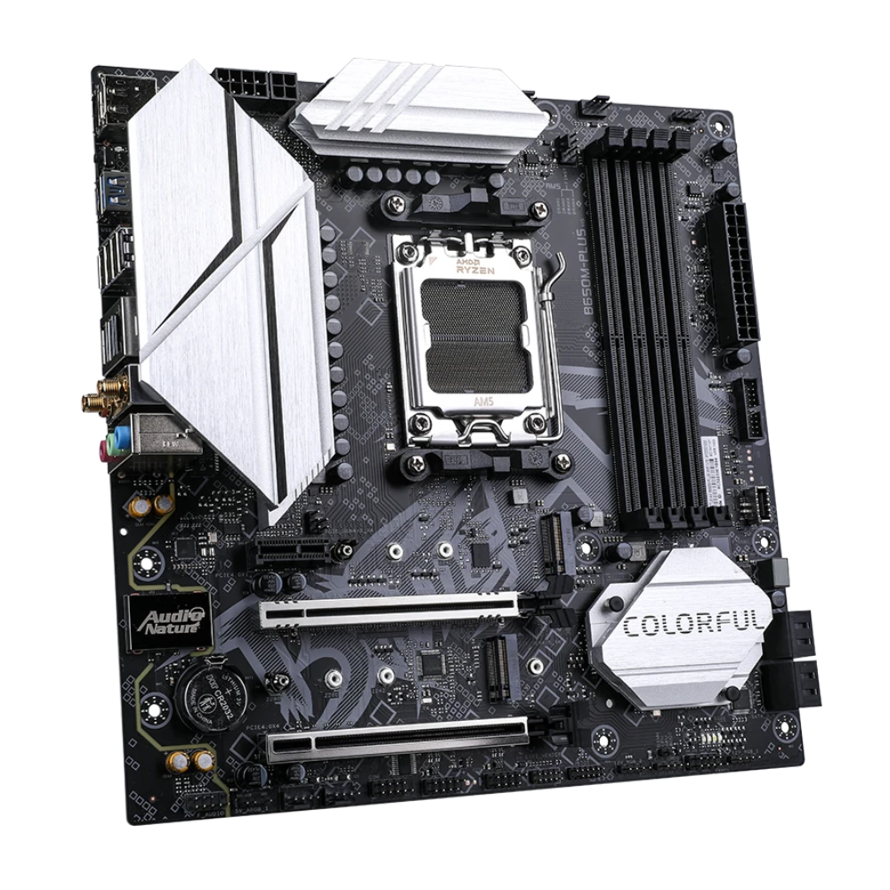 Mainboard Colorful Battle-AX B650M Plus V15 Wifi DDR5 | AM5, mATX, 4 khe RAM - Ảnh 4