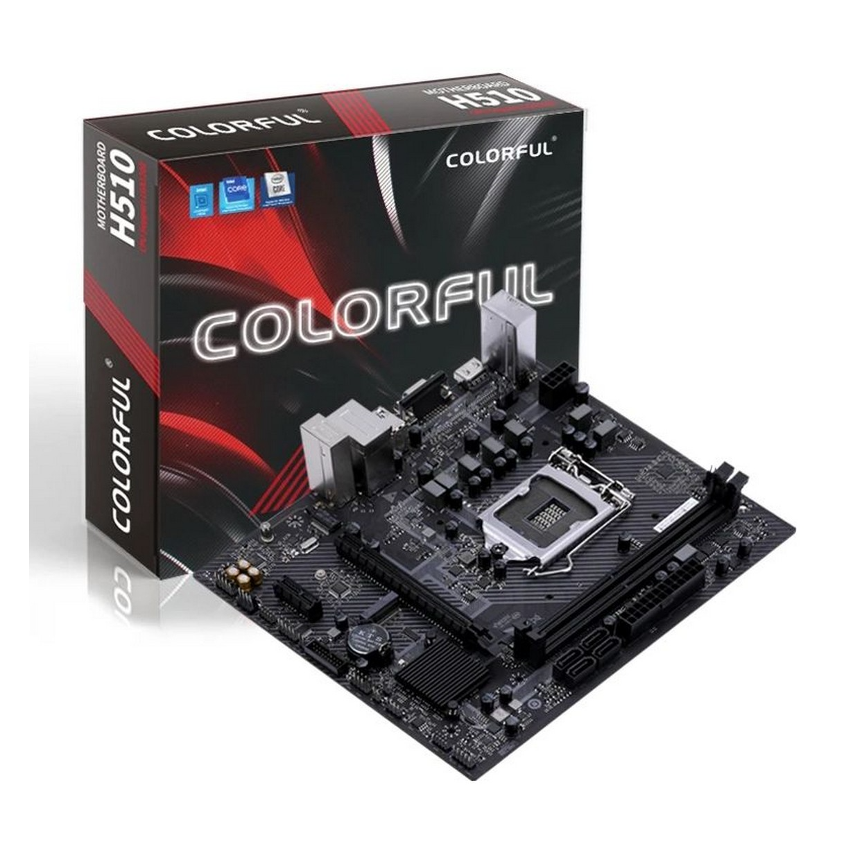 Mainboard Colorful H510M-K M.2 V21 DDR4 | LGA 1200, mATX, 2 khe RAM - Ảnh 1