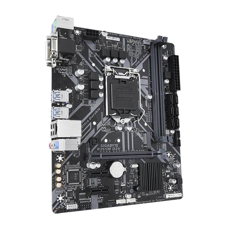 Mainboard Gigabyte B365M-D2V DDR4 Cũ | LGA 1151, mATX, 2 khe RAM - Ảnh 2