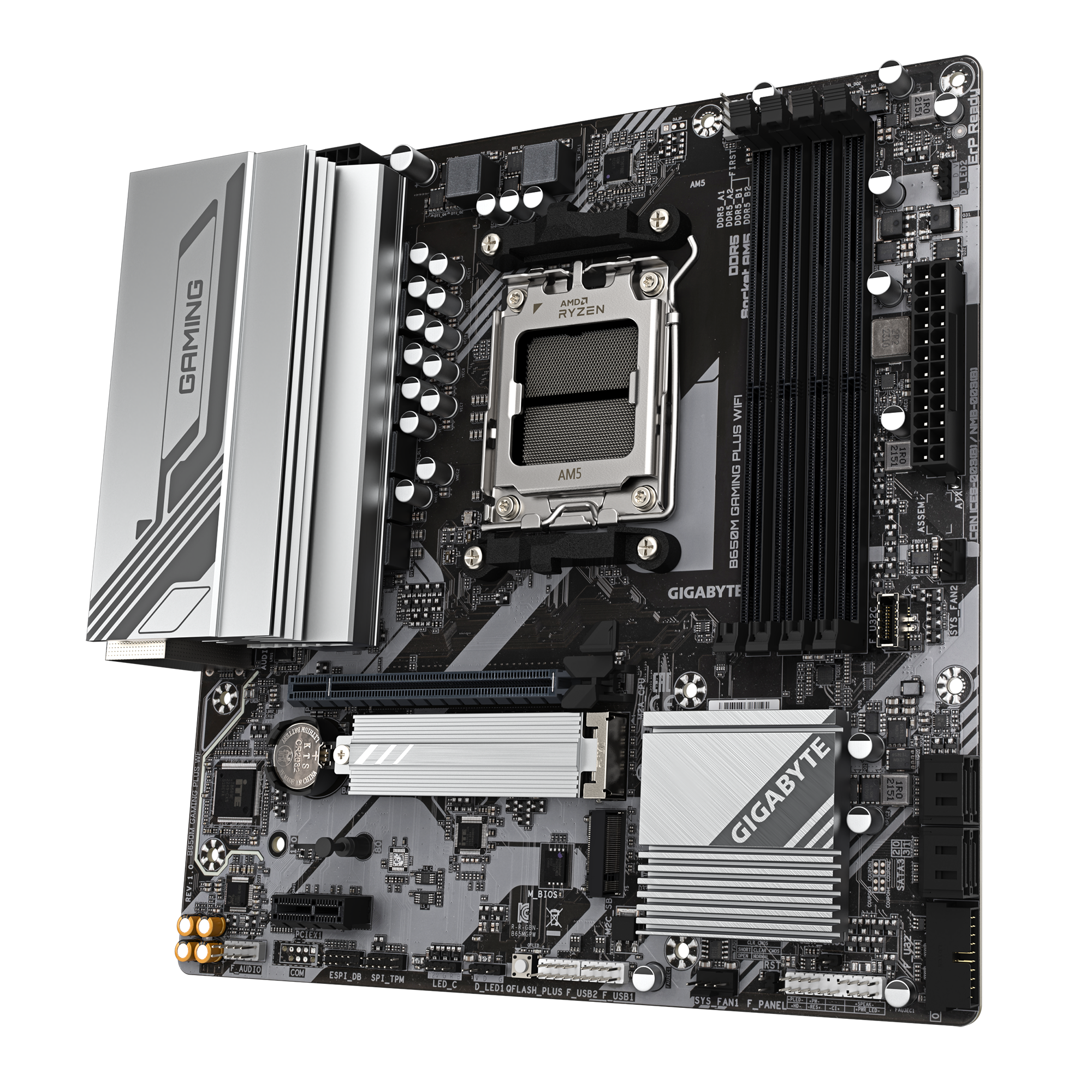 Mainboard Gigabyte B650M Gaming Plus Wifi DDR5 | AM5, mATX, 4 khe RAM - Ảnh 4