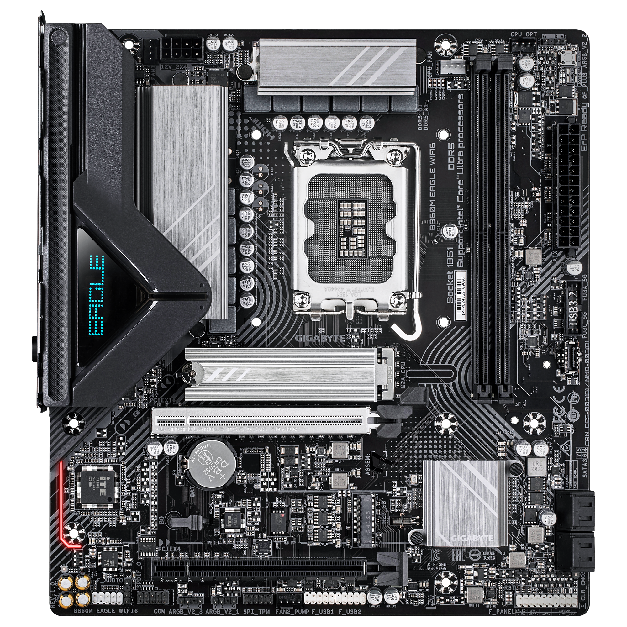 Mainboard Gigabyte B860M EAGLE WIFI6E MATX DDR5 - Ảnh 2