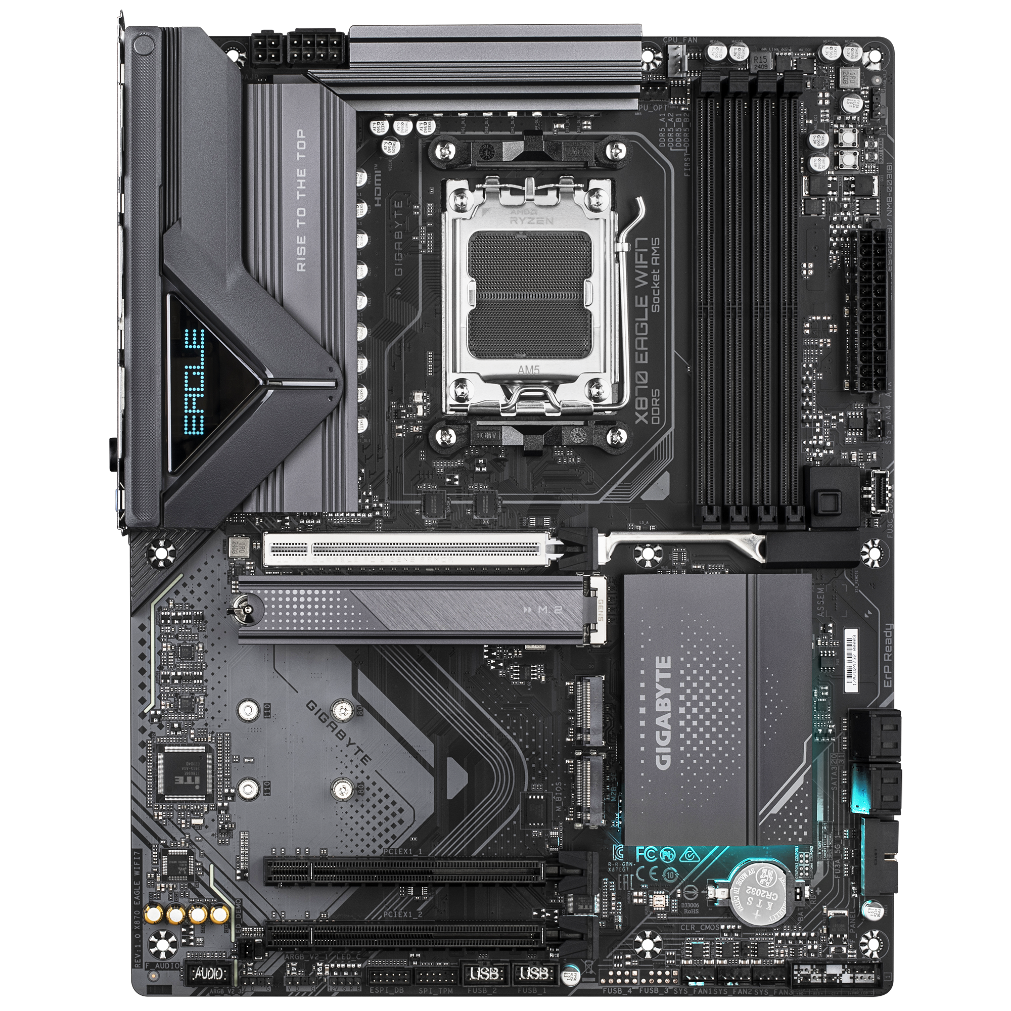 Mainboard Gigabyte X870 EAGLE Wifi DDR5 | AM5, ATX, 4 khe RAM - Ảnh 2