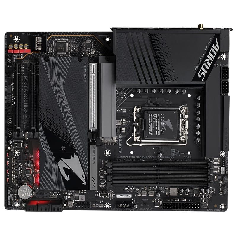 Mainboard Gigabyte Z790 AORUS Elite AX Wifi DDR5 | LGA 1700, ATX, 4 khe RAM - Ảnh 4