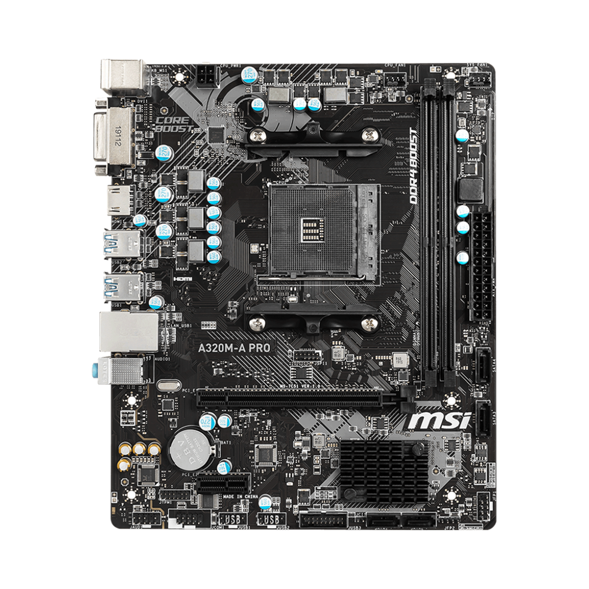 Mainboard MSI A320M-A Pro (QSD) - Ảnh 1