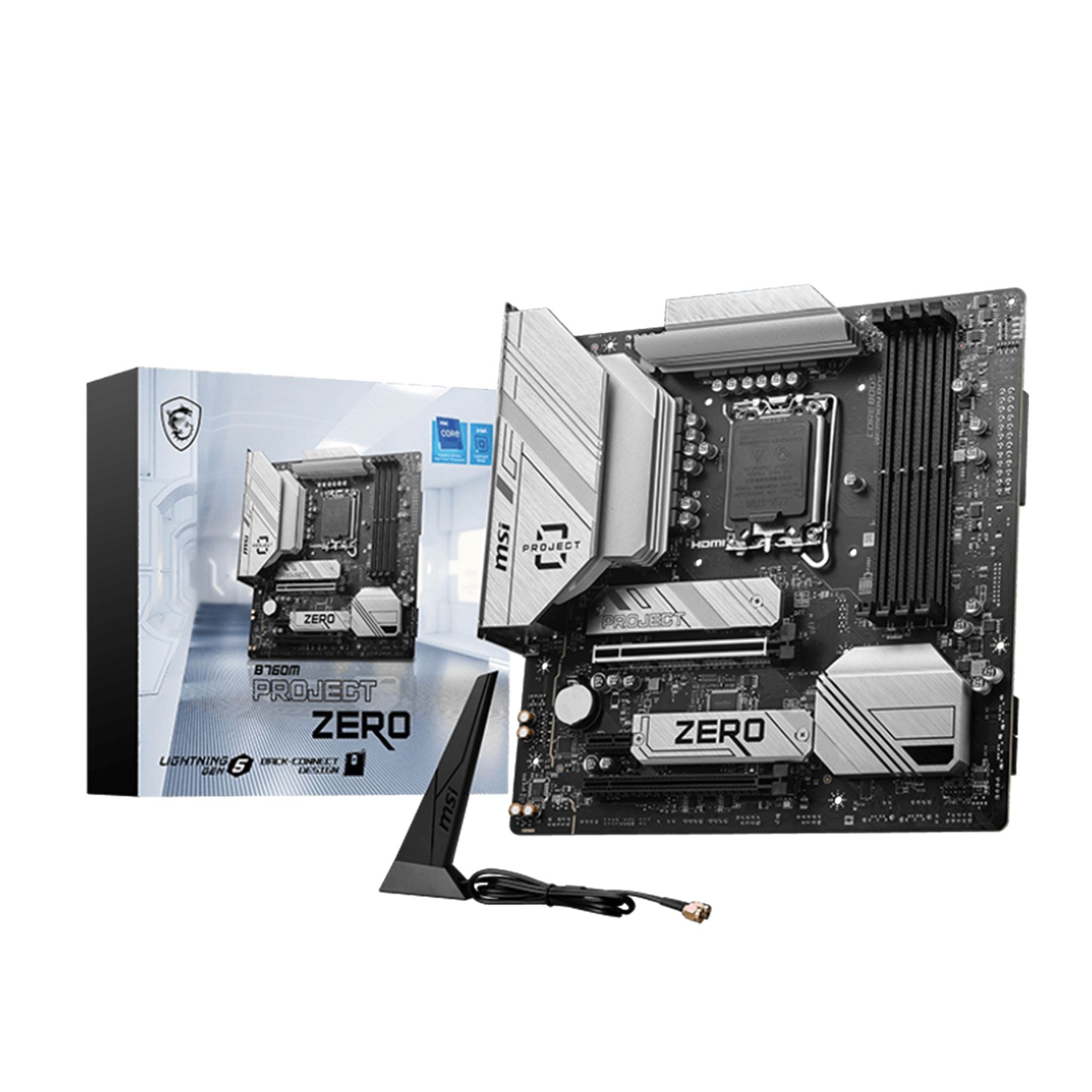 Mainboard MSI B760M Project Zero DDR5 | LGA 1700, mATX, 4 khe RAM - Ảnh 1