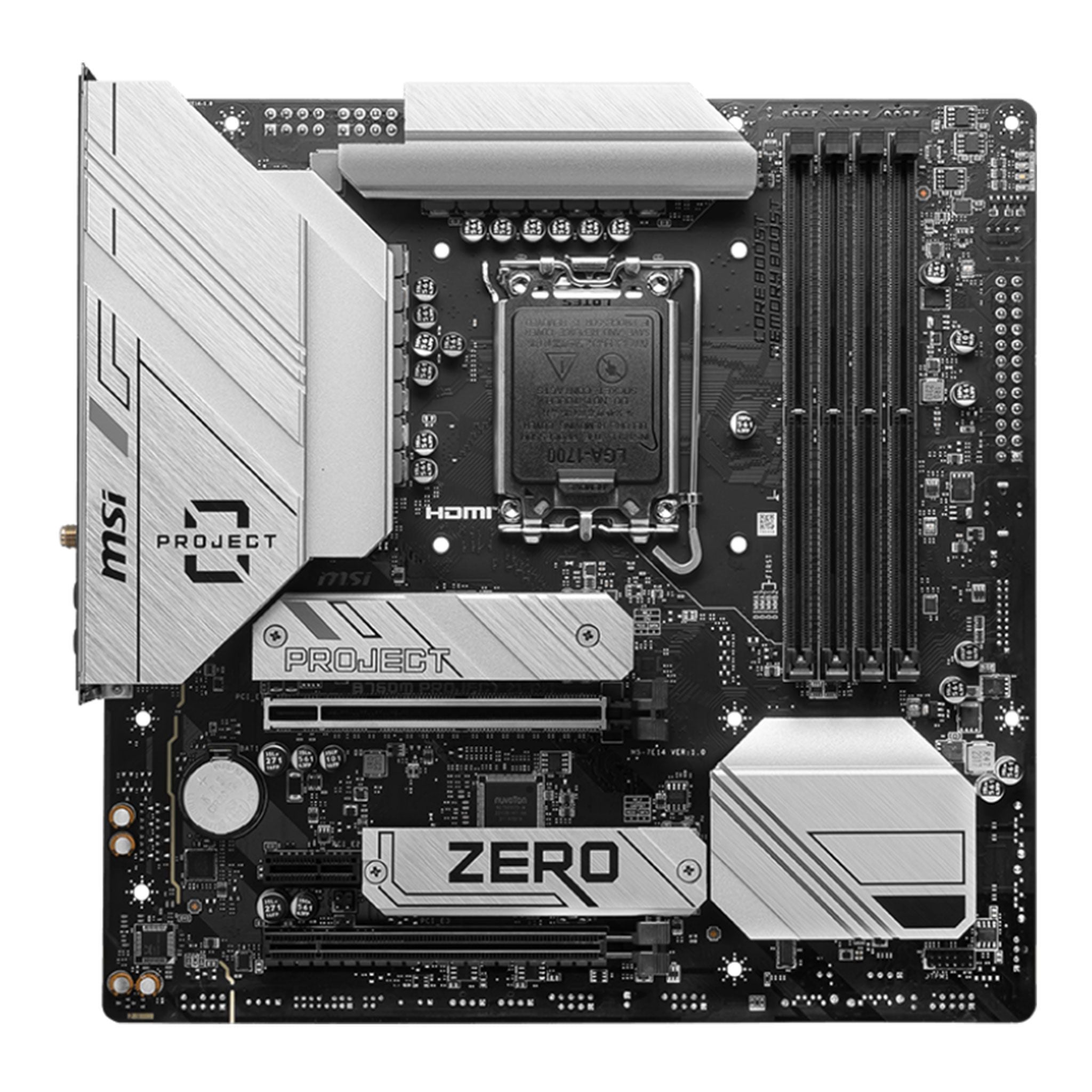 Mainboard MSI B760M Project Zero DDR5 | LGA 1700, mATX, 4 khe RAM - Ảnh 2