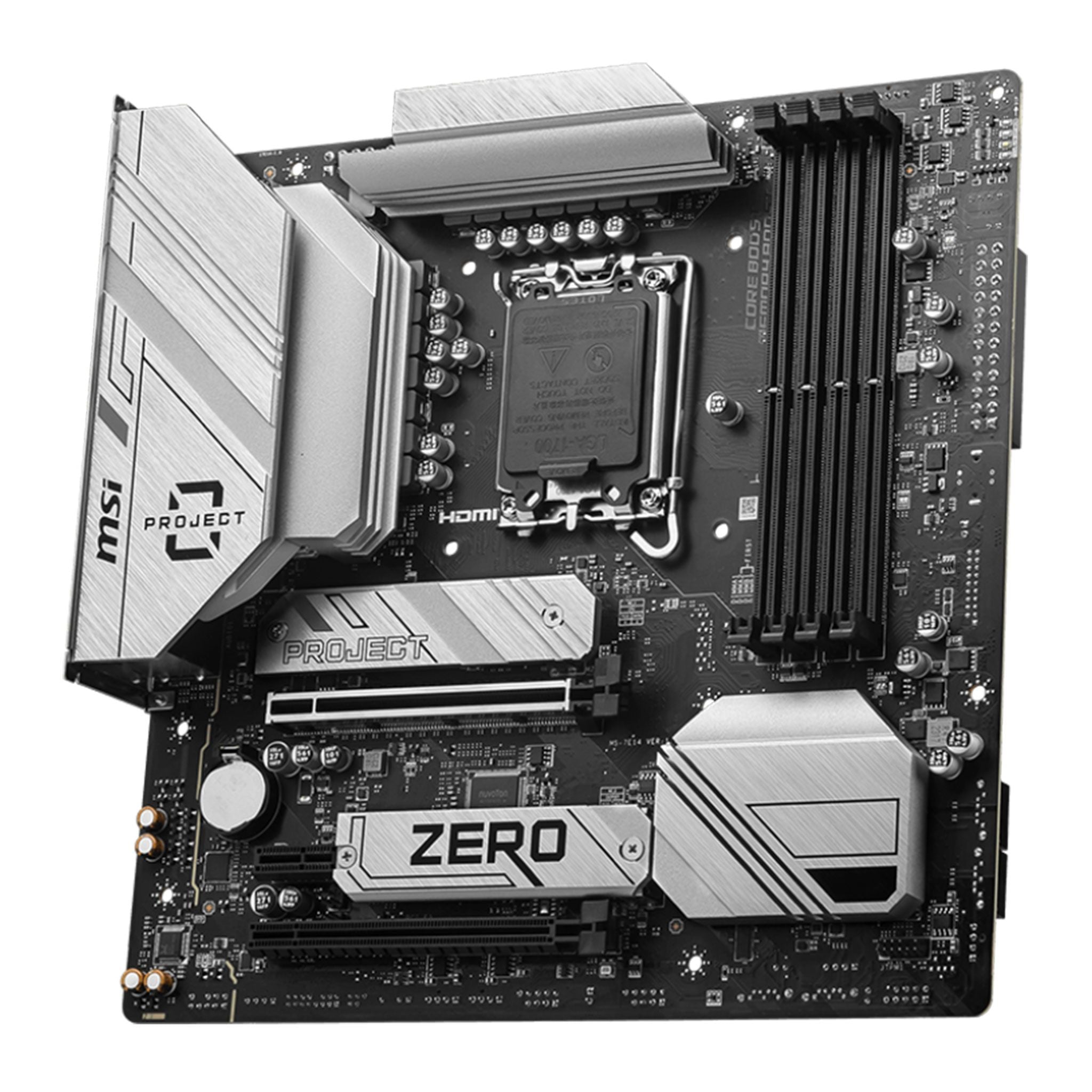 Mainboard MSI B760M Project Zero DDR5 | LGA 1700, mATX, 4 khe RAM - Ảnh 3