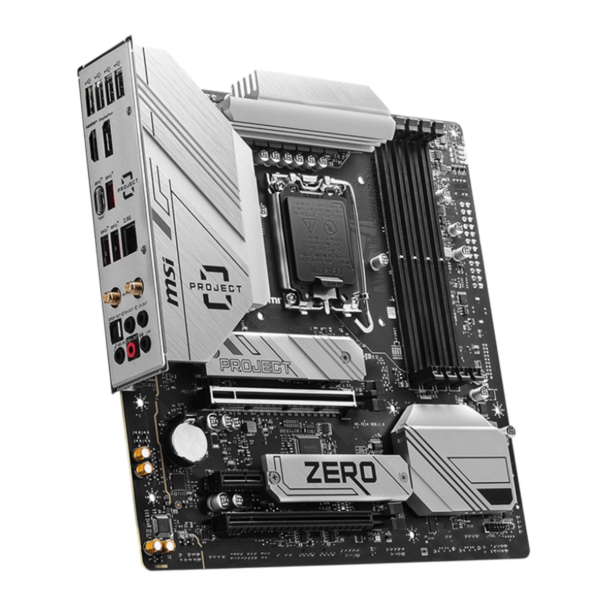 Mainboard MSI B760M Project Zero DDR5 | LGA 1700, mATX, 4 khe RAM - Ảnh 4