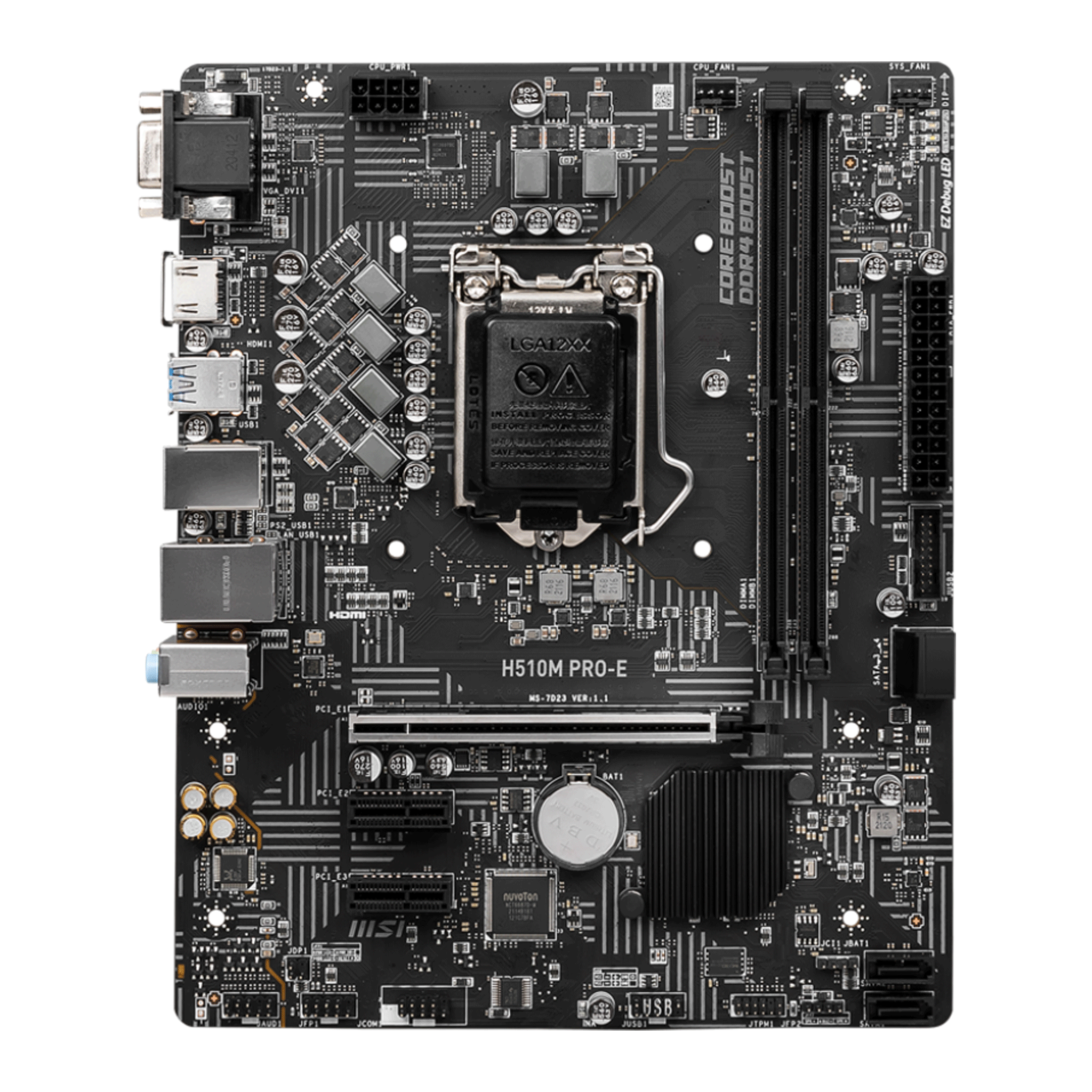Mainboard MSI H510M Pro-E (QSD) - Ảnh 1