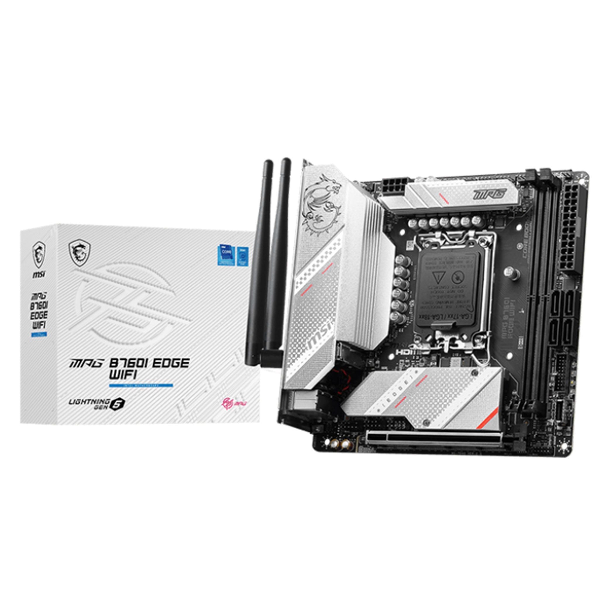 Mainboard MSI MPG B760I EDGE Wifi DDR5 | LGA 1700, Mini-ITX, 2 khe RAM - Ảnh 1