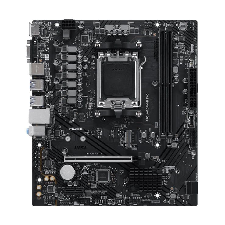 Mainboard MSI Pro A620AM-B EVO DDR5 | AM5, mATX, 2 khe RAM - Ảnh 2