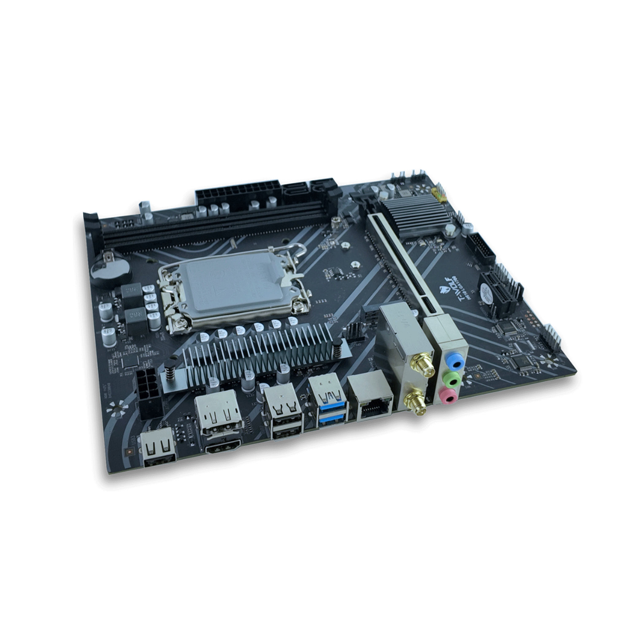 Mainboard T-Wolf H610M Wifi DDR4 | LGA 1700, mATX, 2 khe RAM - Ảnh 3