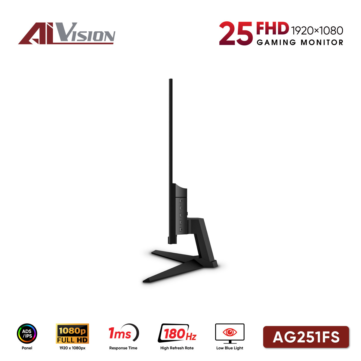 Màn hình Gaming Aivision AG251FS | 25 inch, FHD, 180Hz, IPS - Ảnh 4