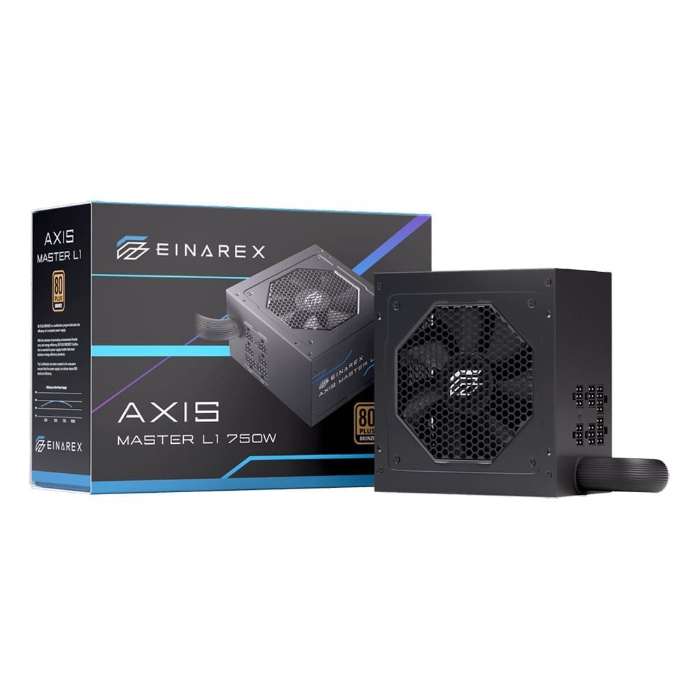 Nguồn máy tính EINAREX Axis Master L1 650W 80 Plus Bronze | Semi Modular, Full Range, Đen - Ảnh 1