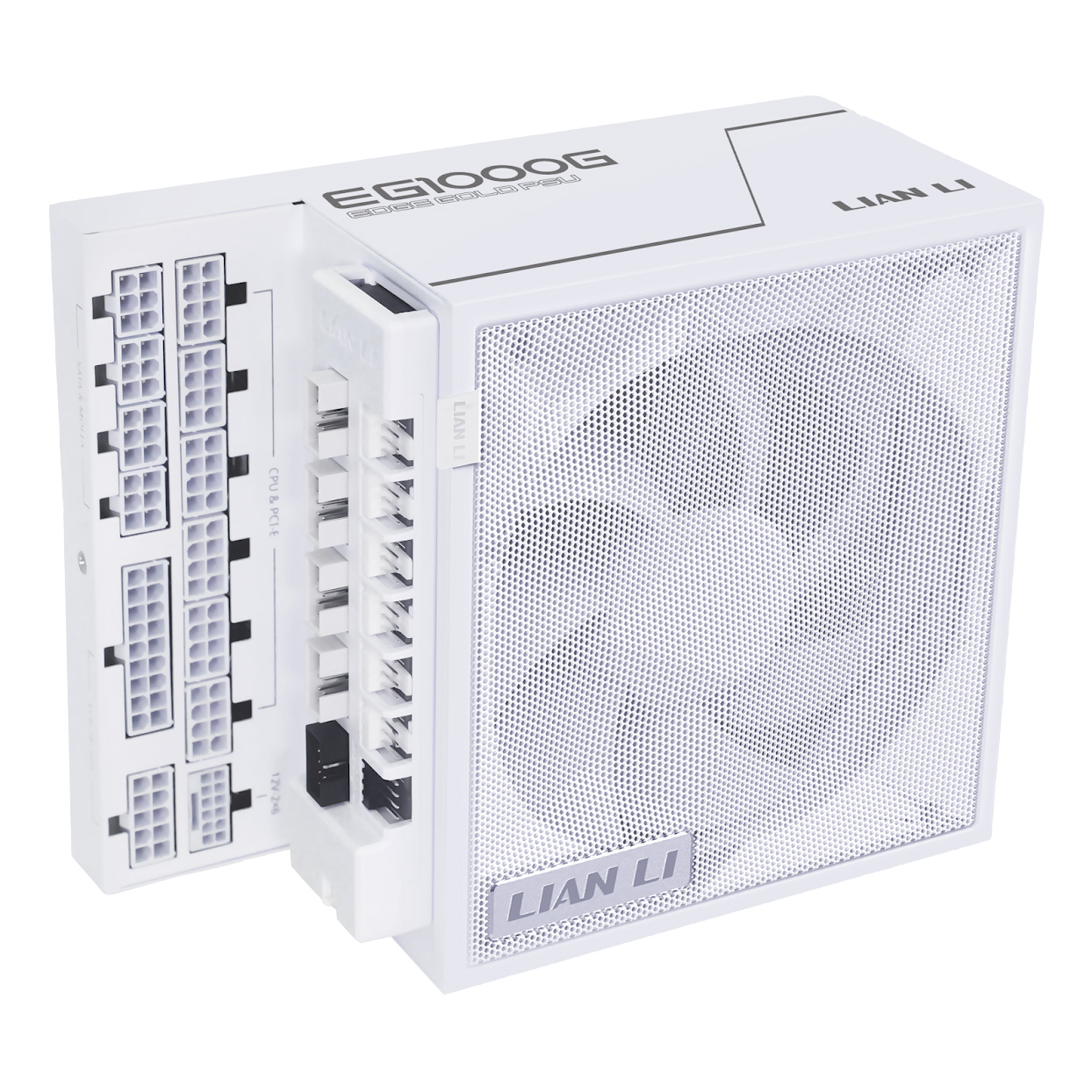 Nguồn máy tính Lian Li EDGE 1000W 80 Plus Gold (Kèm HUB) PSULLEG1000G.WH00.EU | Full Modular, ATX, Trắng - Ảnh 3