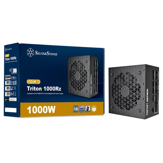 Nguồn máy tính SilverStone 1000RZ 1000W F-Module Gold- Đen - Ảnh 1